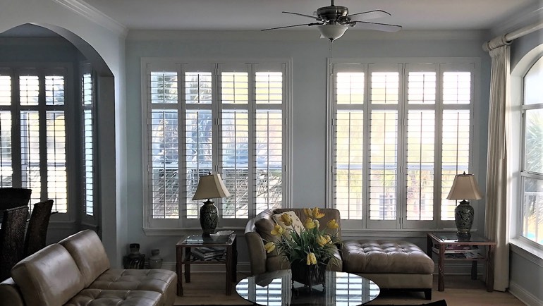 Honolulu great room shutters